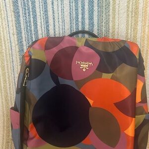 PO-ABA Colorful Circle Print Backpack - Multi